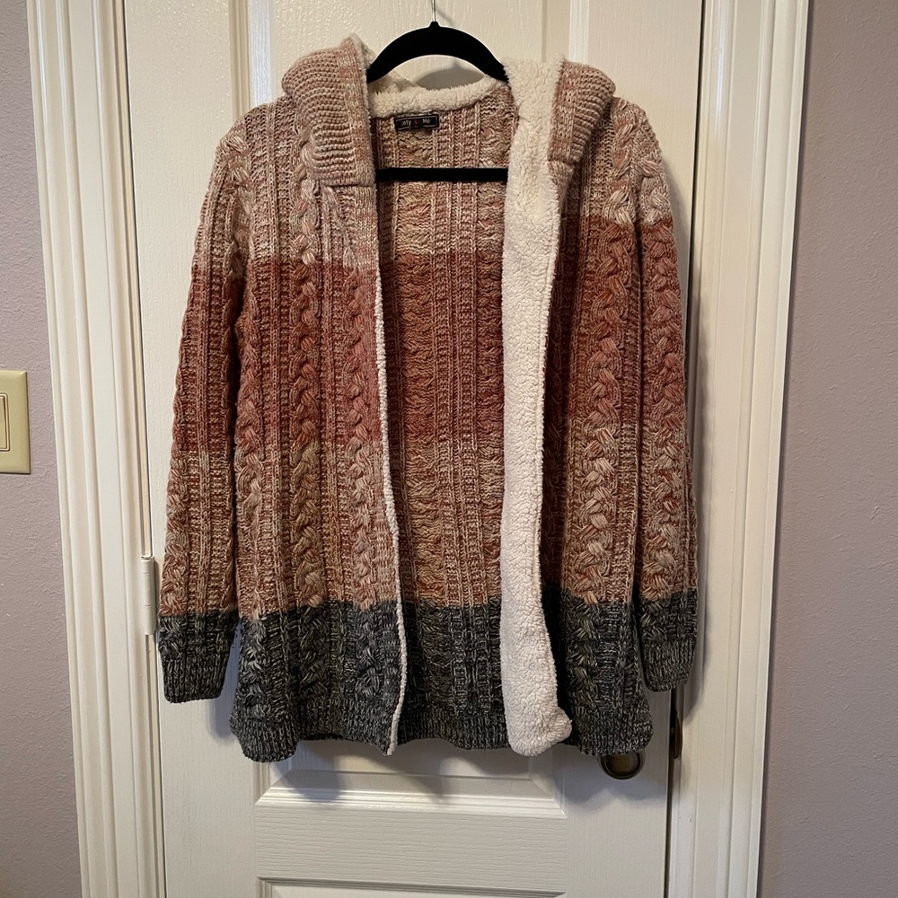 Cable knit sweater